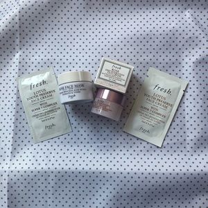 Fresh rose face mask 15ml & face cream 7ml. New